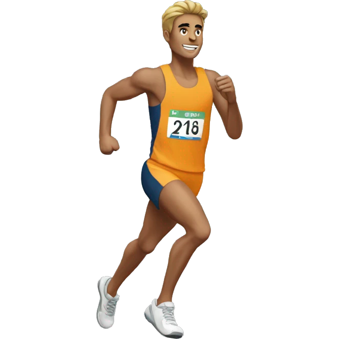 nick bare runner emoji