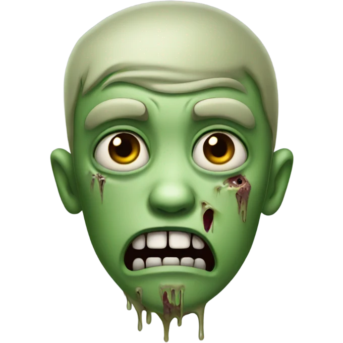 crying zombie emoji