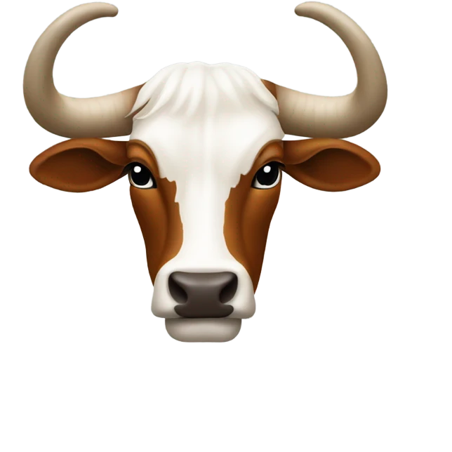 Longhorn upside down  emoji