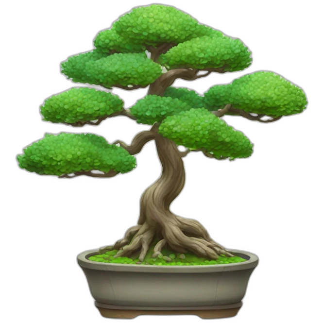 rainbow bonsai emoji