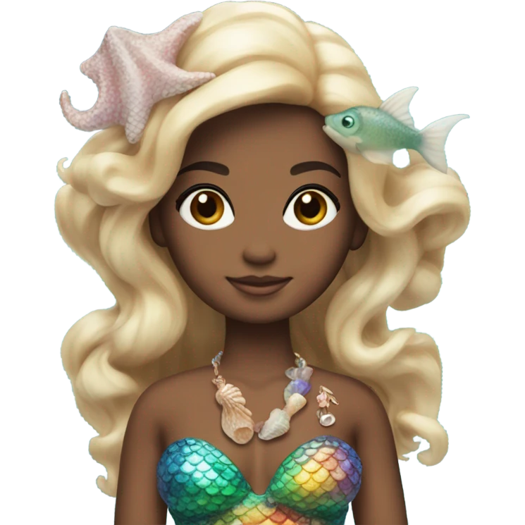 Lol well doll mermaid ￼ emoji