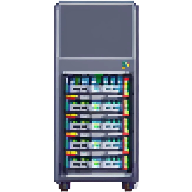 Tiny server rack emoji