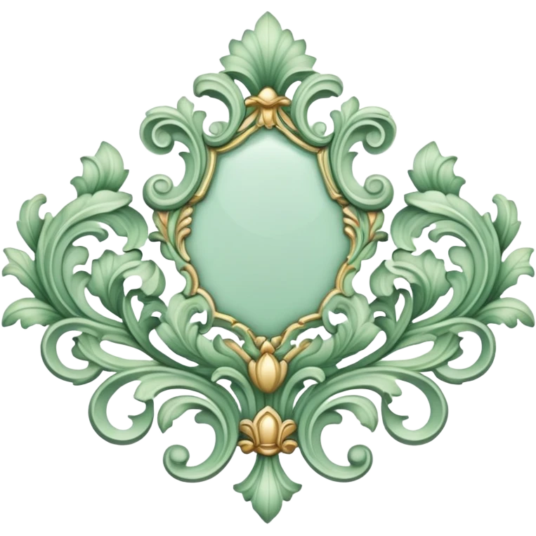 rococo verified pastel green emoji