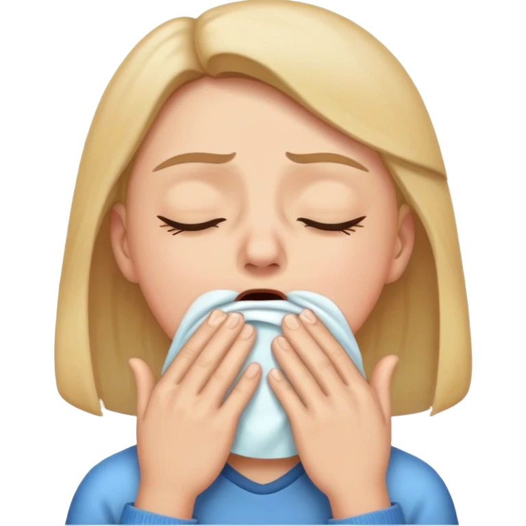 Sneezing emoji