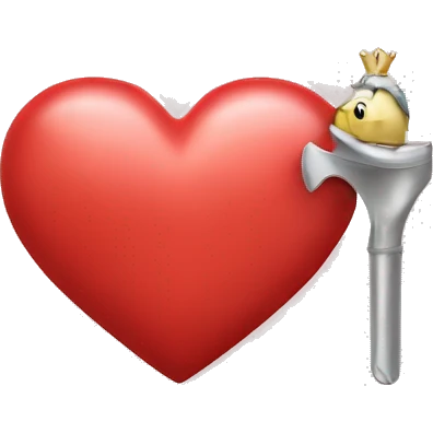 heart with krone emoji