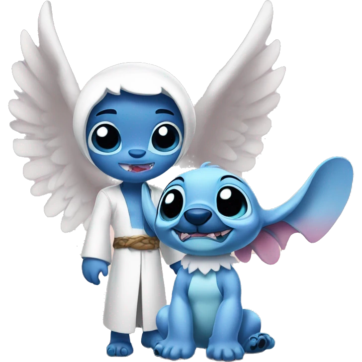 Angel & Stitch  emoji