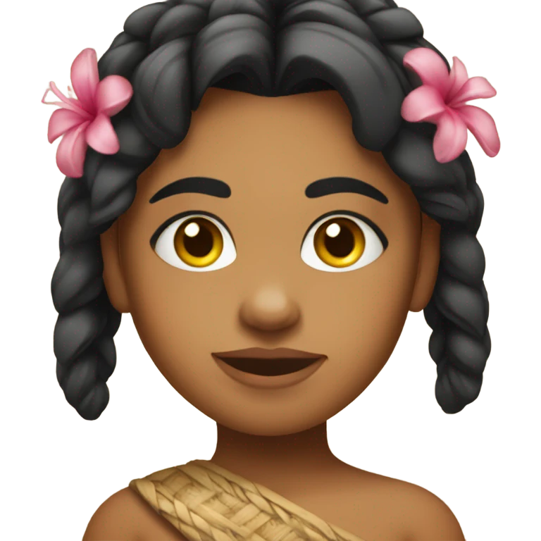 polynesian girl emoji