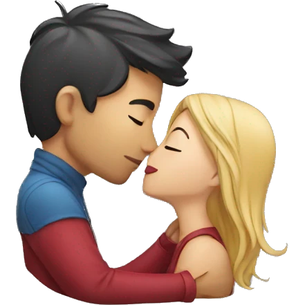 Kissing emoji