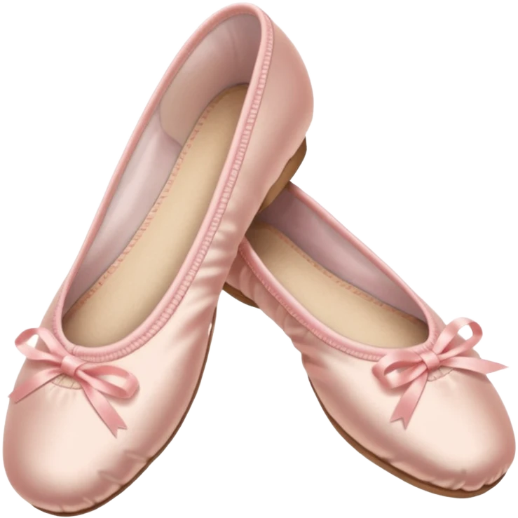 Pale pink ballet shoes emoji