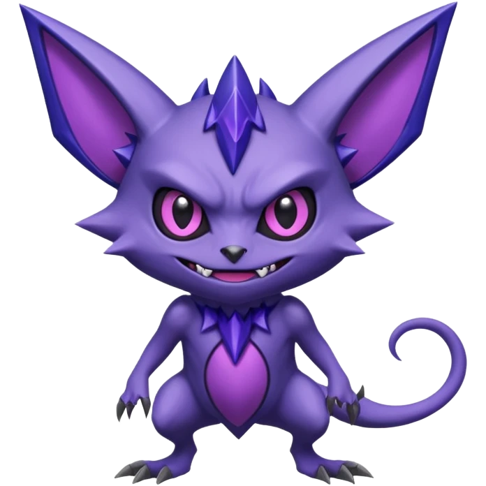 Sableye-Noibat-fusion (full body) emoji