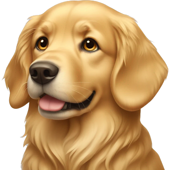 golden retriever  emoji