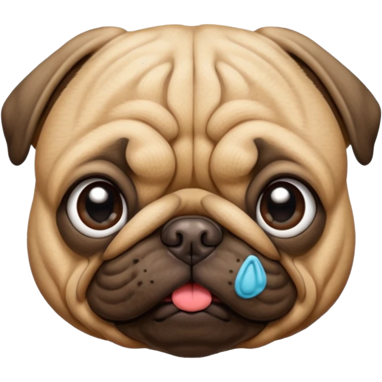 pug kiss emoji