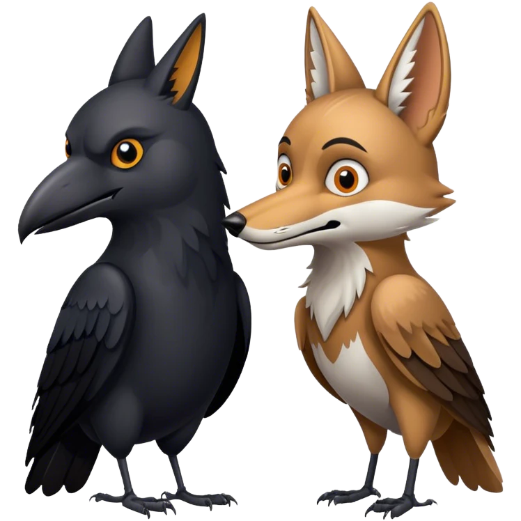  Coyote and Crow emoji