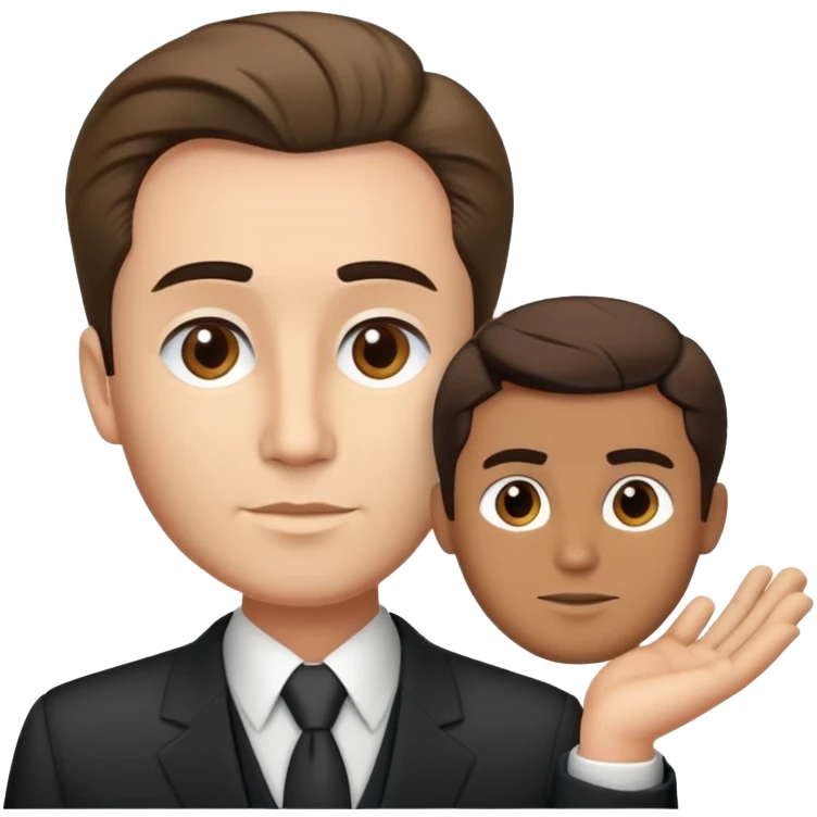 professional man with neat hair, business attire, professional appearance, named Fidel Chenèt emoji