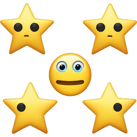 star-struck emoji with 3 ai stars eyes emoji