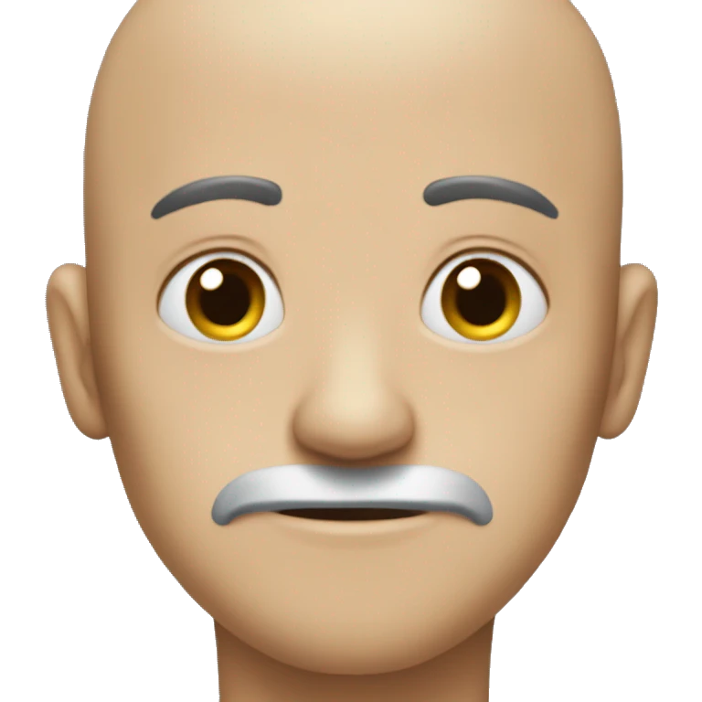 A regular emoji giving the most judgmental side eye￼ emoji