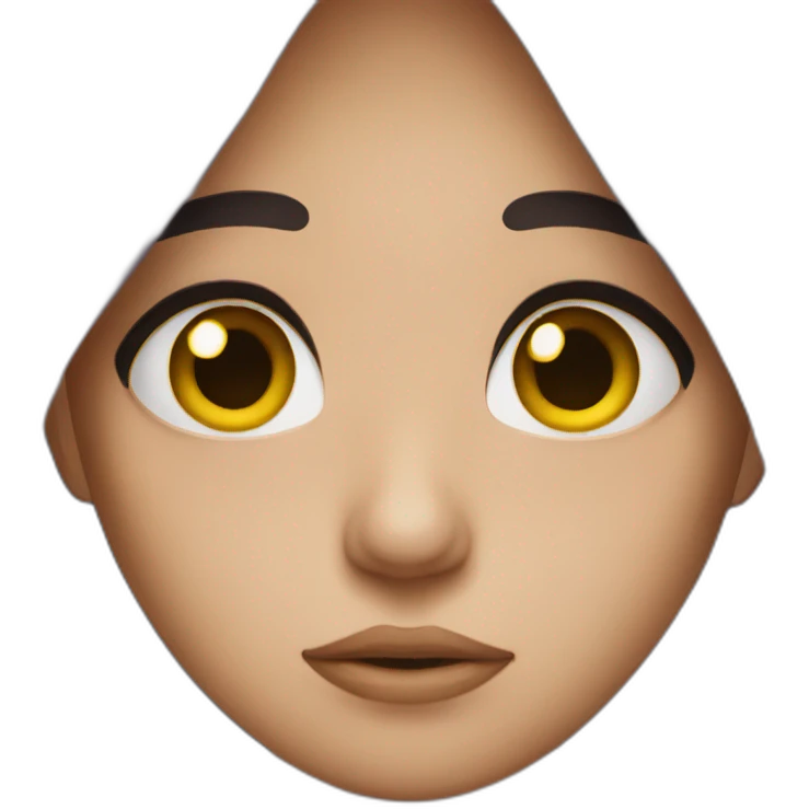Sad girl emoji