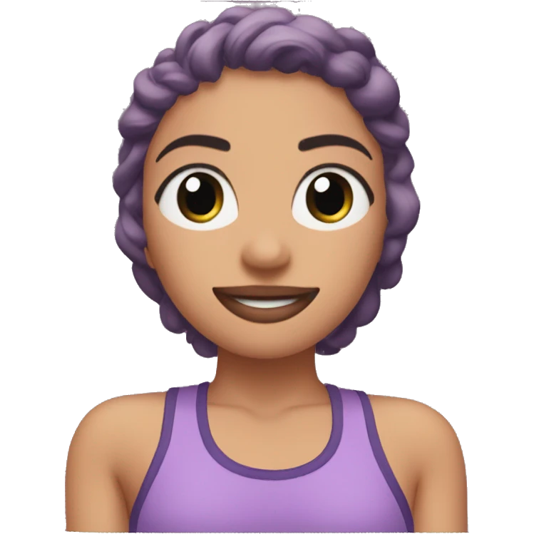 Lila instax Mini + fitness pic  emoji