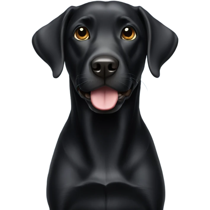 Black Labrador emoji