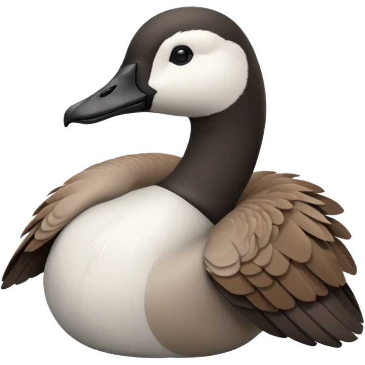 A Canada goose emoji
