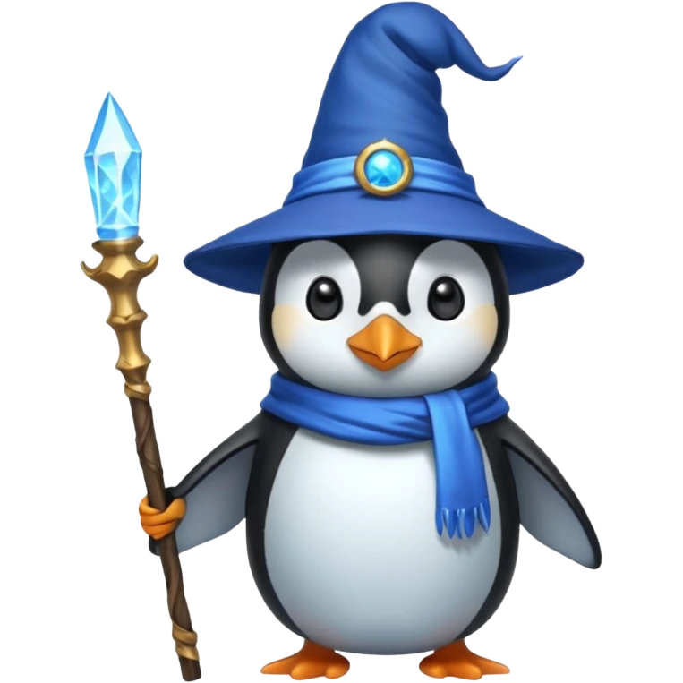 Penguin Wizard emoji