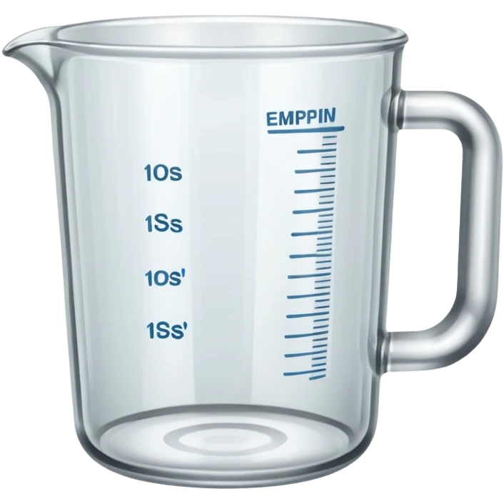Measuring cup glass emoji