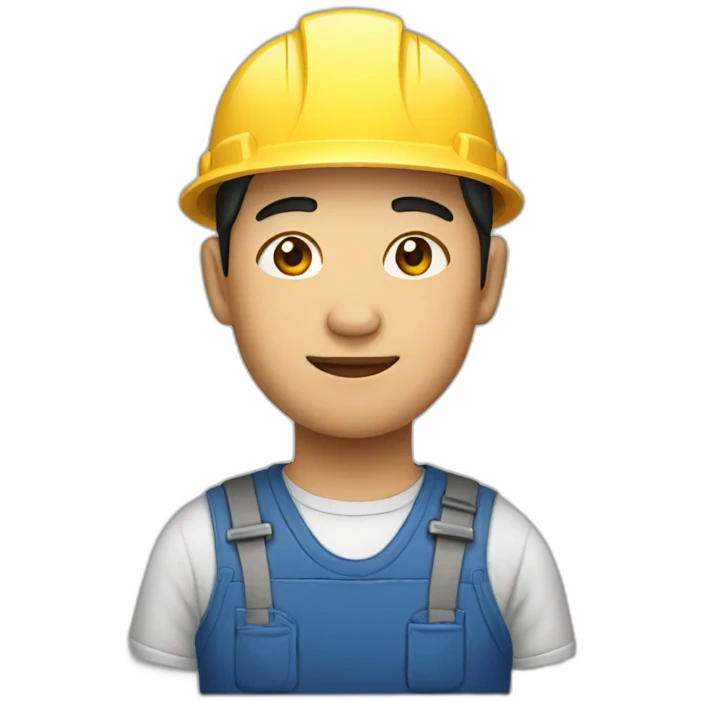 Chinese worker emoji