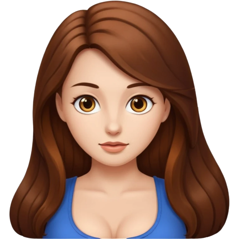 Naked lady with big boobs emoji