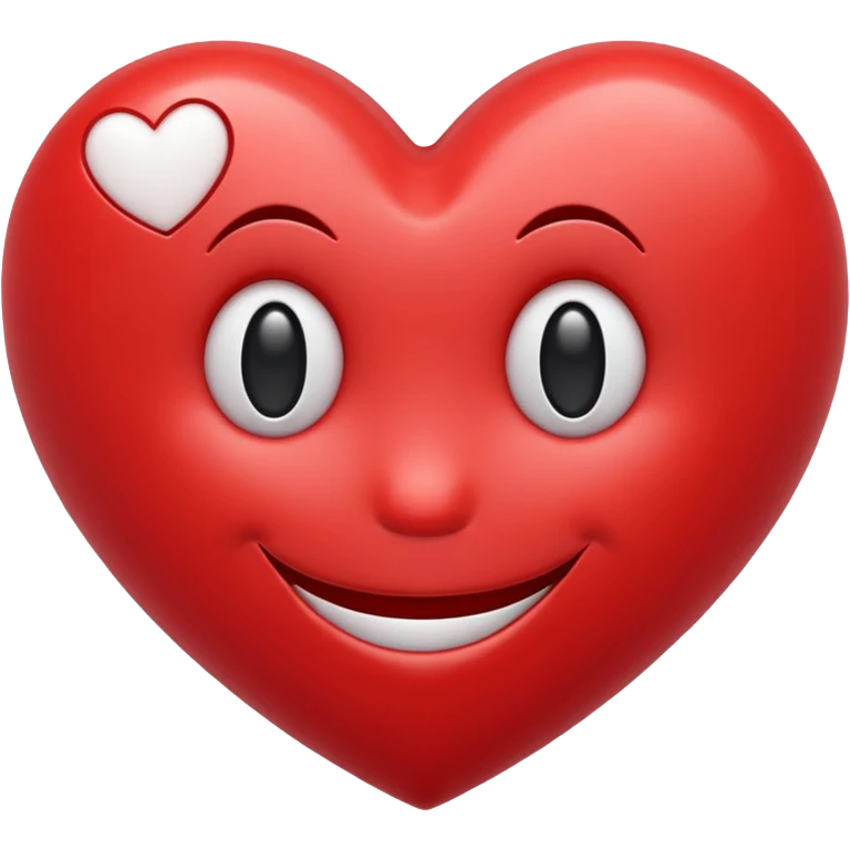Heart with smiley face emoji
