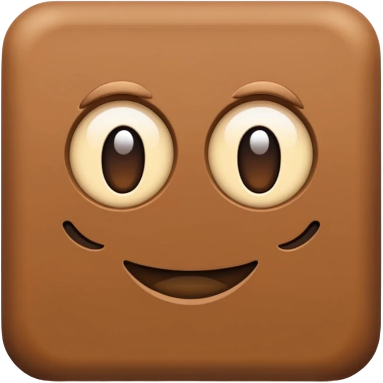 Brown colour emoji