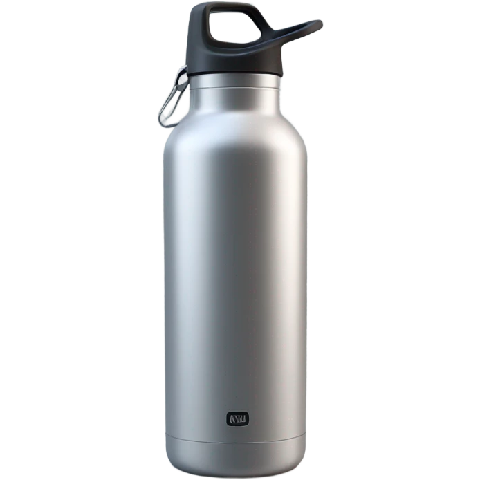 Steel Water bottle for hiking  emoji