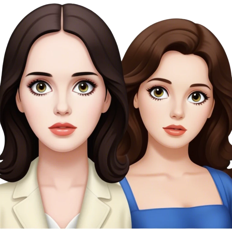 Isabelle adjani Lana del Rey  emoji