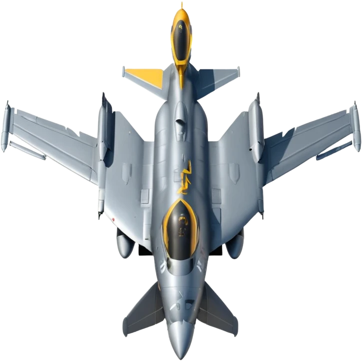 American F16 from topdown view emoji