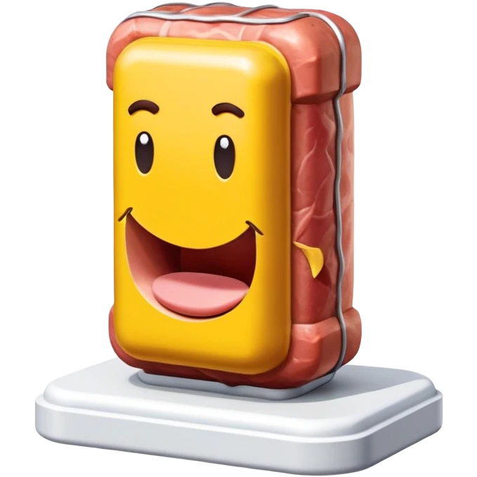  paris art city SPAM meat jeff koons style sculpture arty landscape  emoji