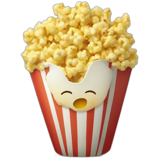 Popcorn en forme de concombre emoji