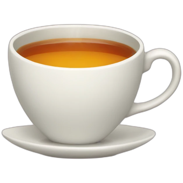 Happy tea cup emoji