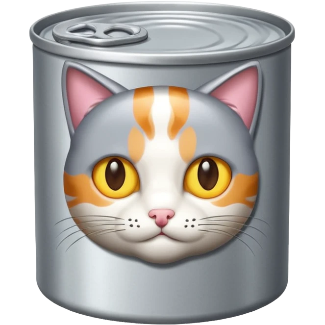 create a can of catfood, remove the cat emoji emoji