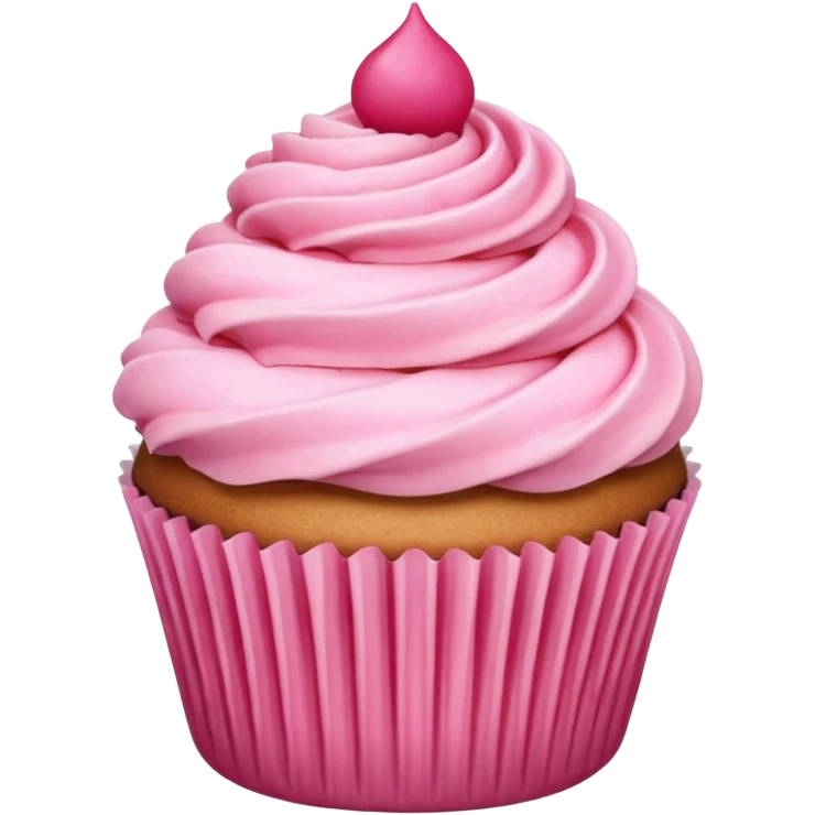 لمبرقيني Cupcake with pink icing emoji