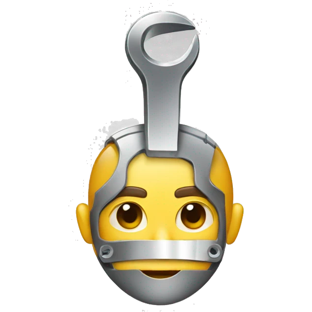 Face with wrench emoji