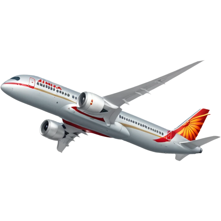 Air india b787 flight emoji