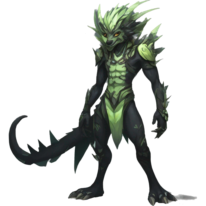 Cool Edgy Vernid species by LiLaiRa full body emoji