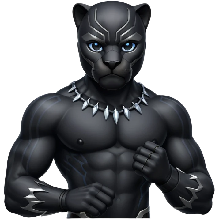 Rich black panther  emoji