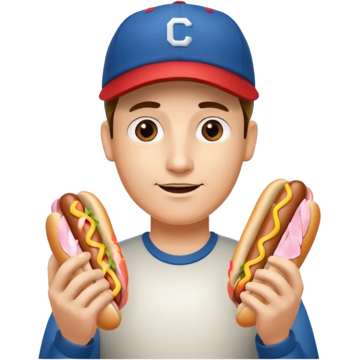 guy holding weiner in hand emoji