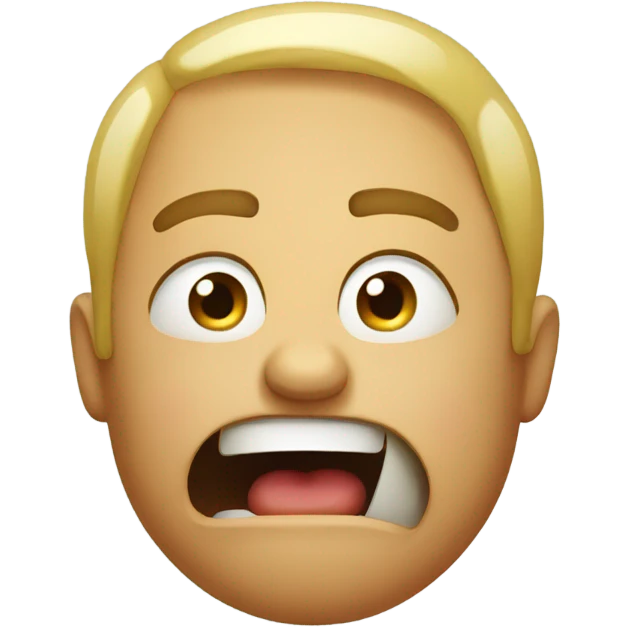 scared face emoji