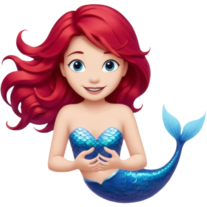 Little mermaid movie emoji