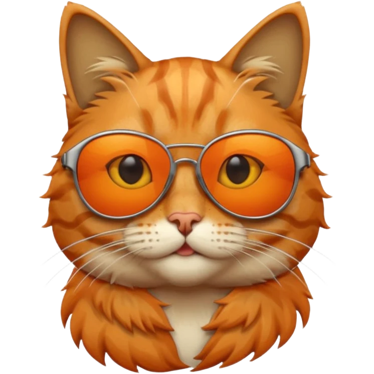 Cat wearing sunglasses emoji