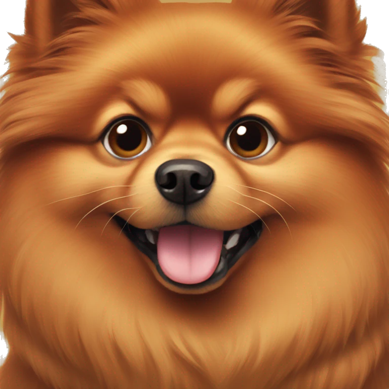 red pomeranian emoji