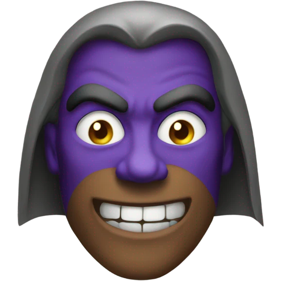 Evil villain  emoji
