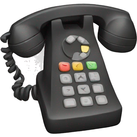 A phone  emoji