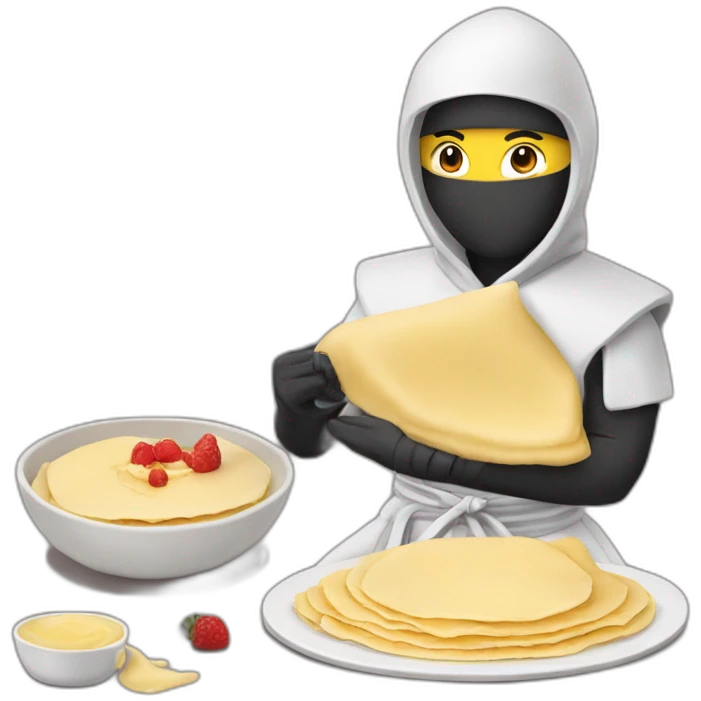 ninja-making-crepes emoji